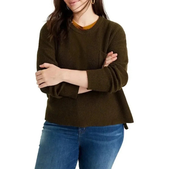Madewell Thompson Pocket Pullover Sweater 2X - Picture 1 of 13